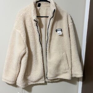 Patagonia Beige Fleece Jacket